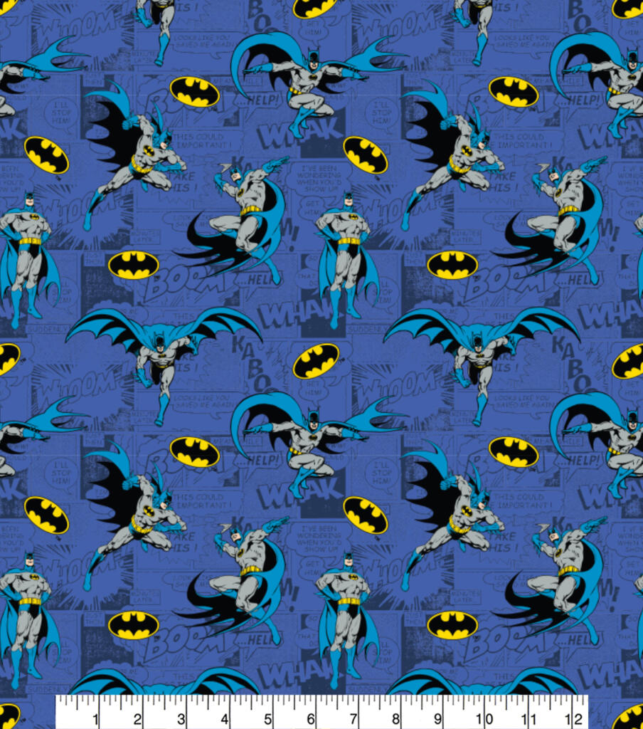 Batman Comics Blue - Cotton Print (23200316)