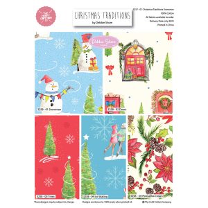 Christmas Traditions by Debbie Shore - Christmas - Fat Quarters (3257)