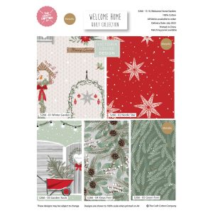 Welcome Home - Victoria Louise - Christmas - Fat Quarters (3266)