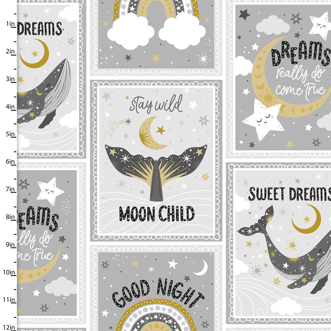 Stay Wild Moon Child by Ilis Aviles - 3 Wishes - Cotton Prints (202)