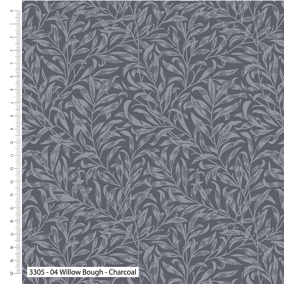 108" Quilt Back - Willow Bough - William Morris (3305) - Image 4