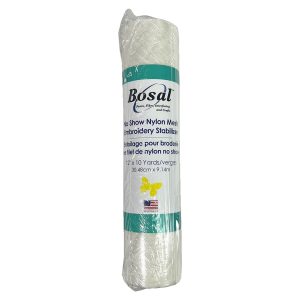 NoShow Nylon Embroidery Mesh Roll 12" x 10 yds - Bosal (3545-00)