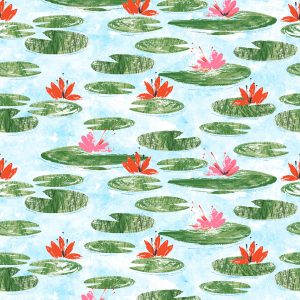 My Froggie Place - Fabric Editions - Cotton Prints (2139)