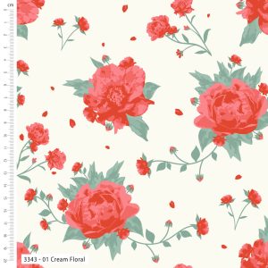 Vintage Floral - Cotton Prints (3343)