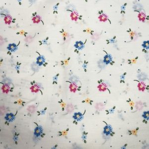 Polycotton Sprig Flower (3358)