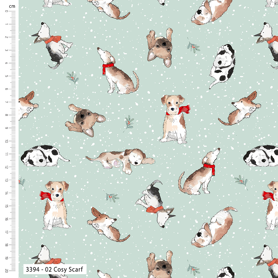 Man's Best Friend - Christmas - Cotton Prints (3394) - Image 2