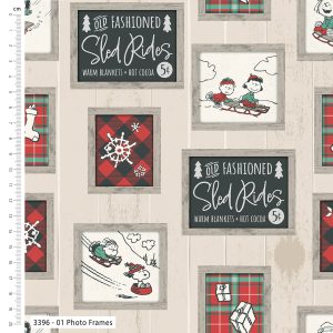 Snoopy Farmhouse Comforts - Christmas - Cotton Prints (3396)