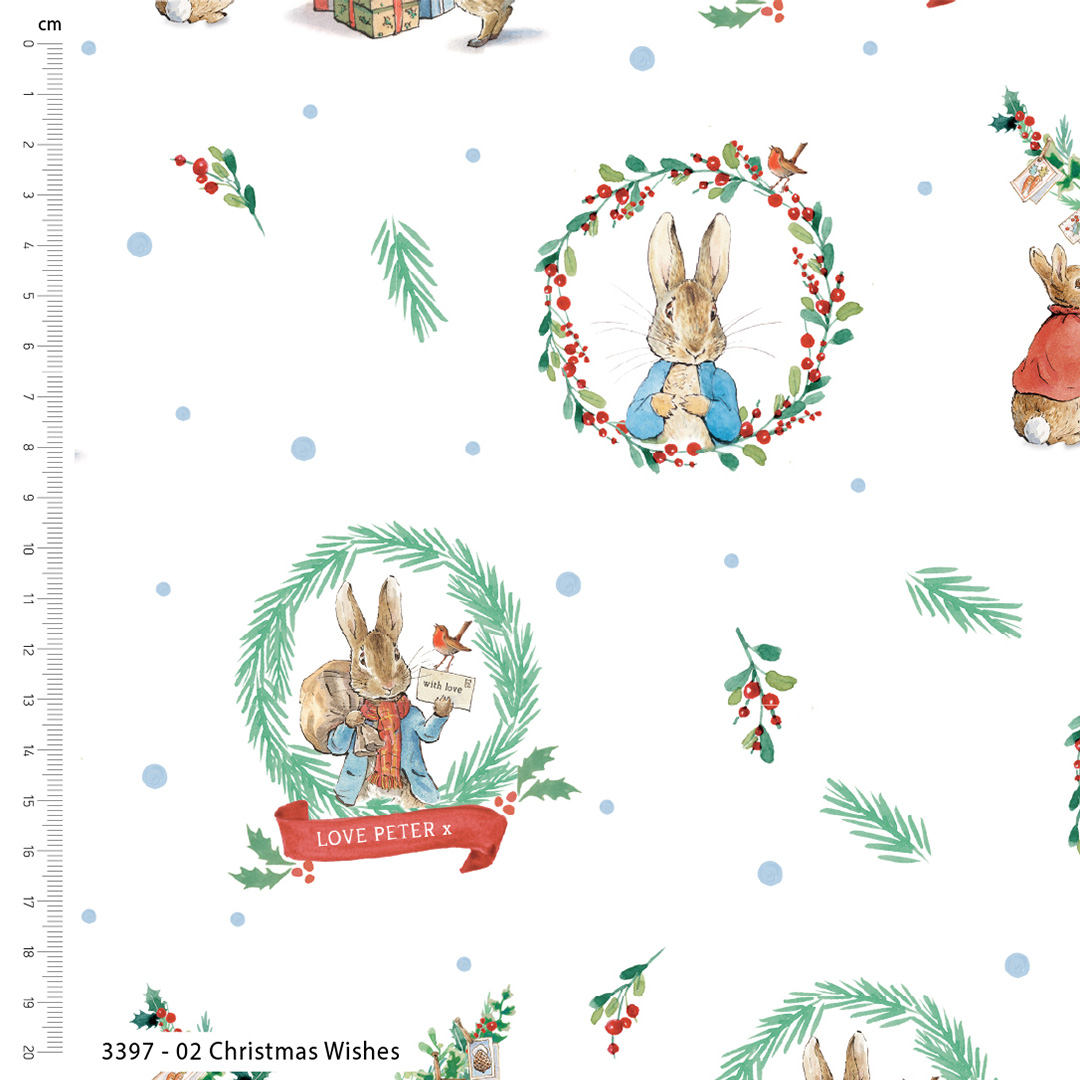 The Joy of Giving - Peter Rabbit - Christmas - Cotton Prints (3397) - Image 2