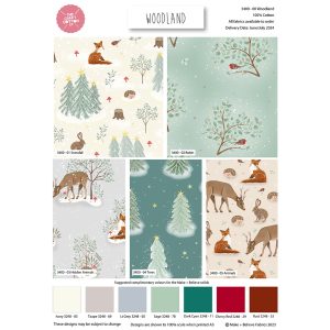 Woodland - Christmas - Fat Quarters (3400-00)