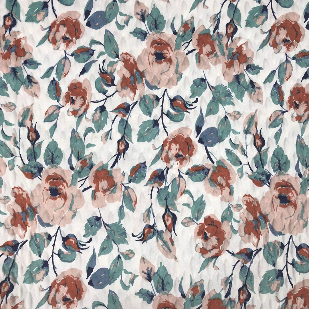 Poly Soft Pleat Florals (3422-00)