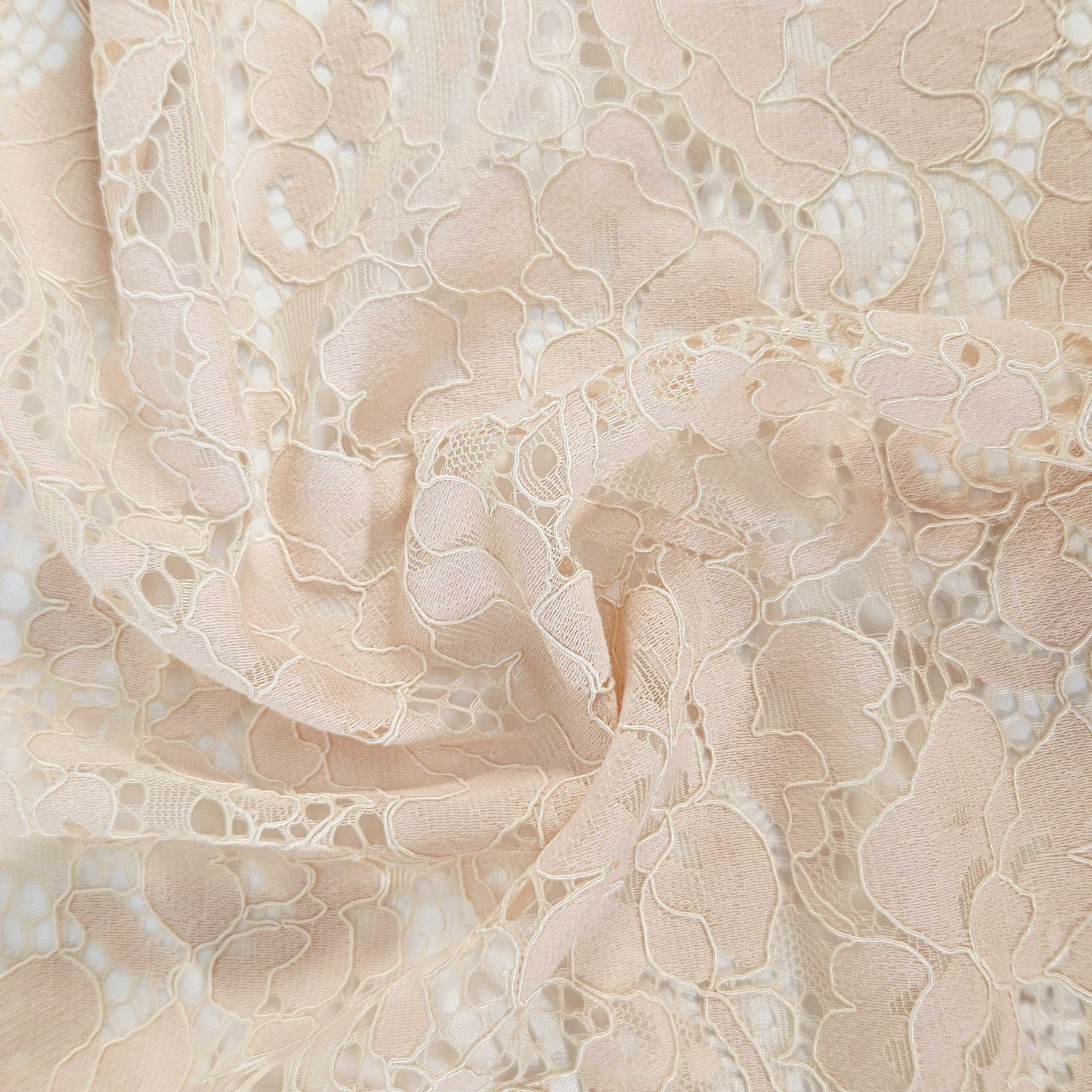 Poly Nylon Corded Floral Lace (3431-00) - Image 3