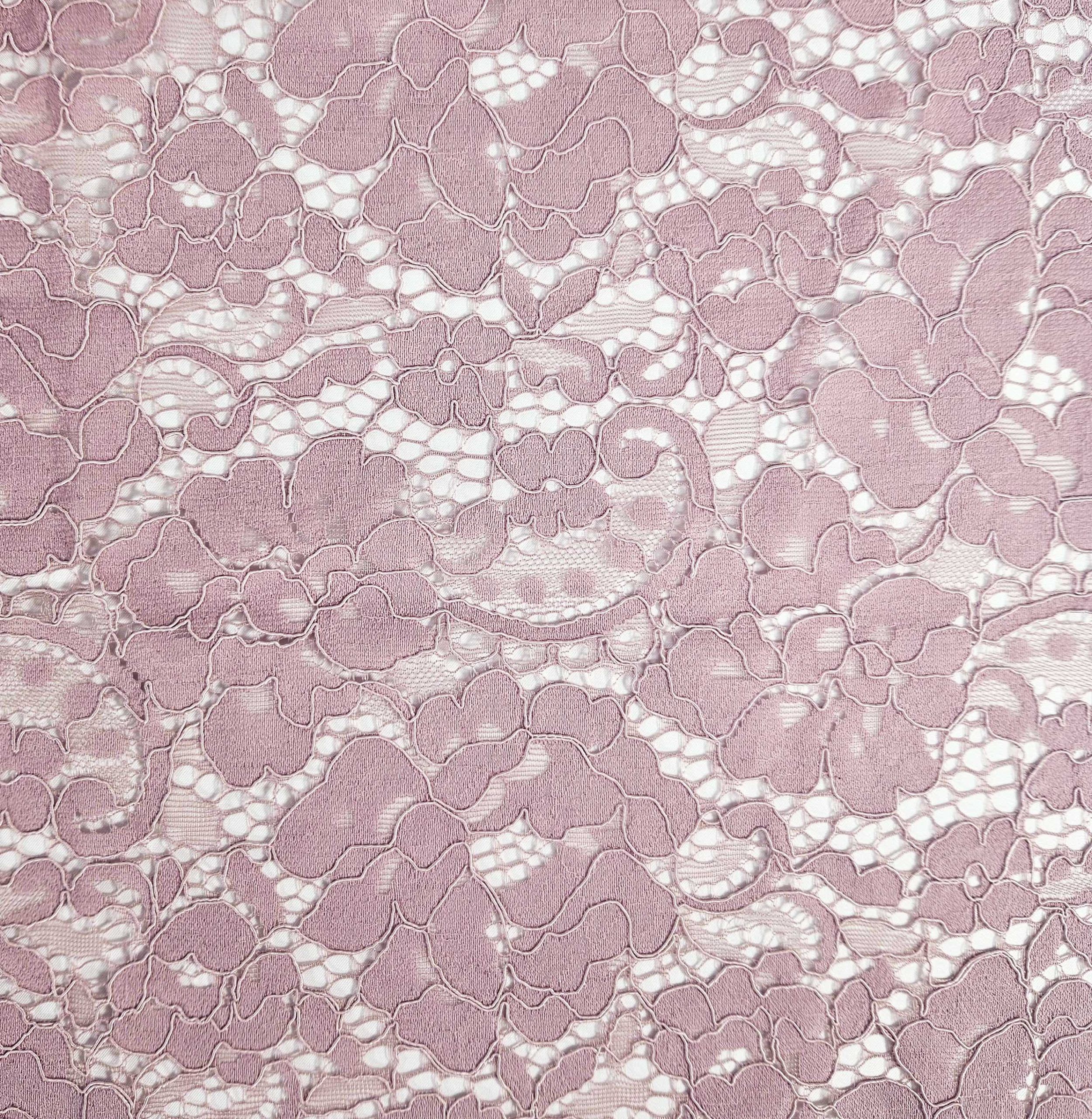 Poly Nylon Corded Floral Lace (3431-00)
