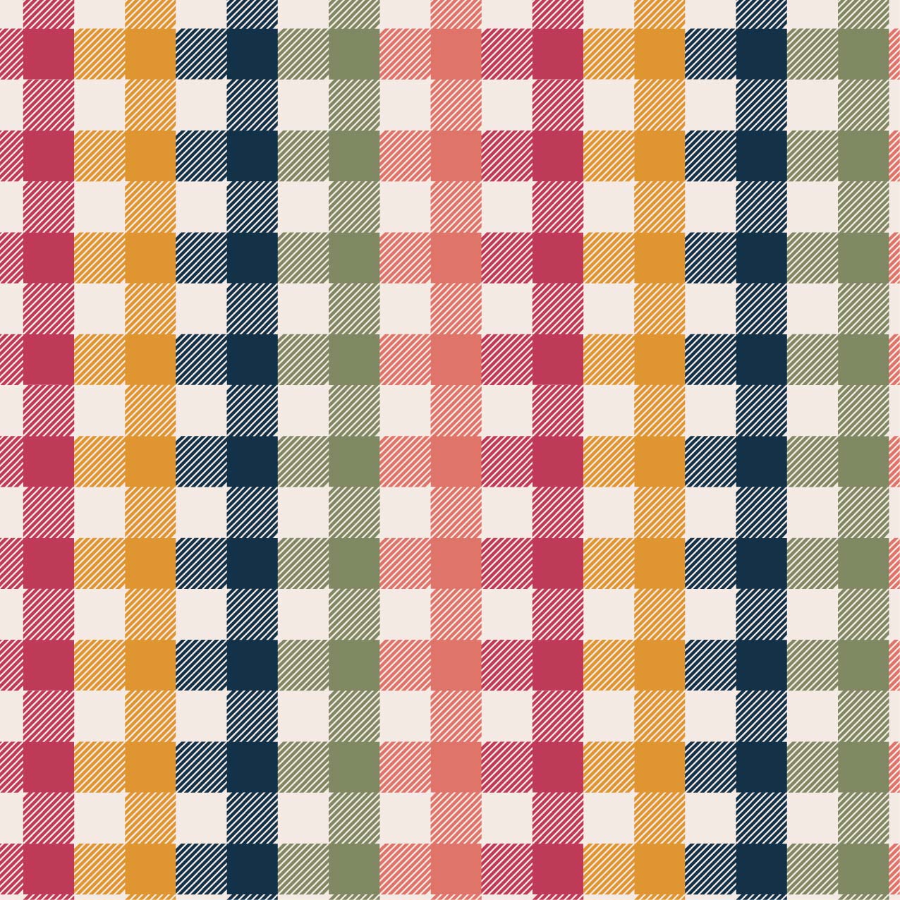 Gingham Large - The Crafty Pie - Viscose (3496) - Image 2