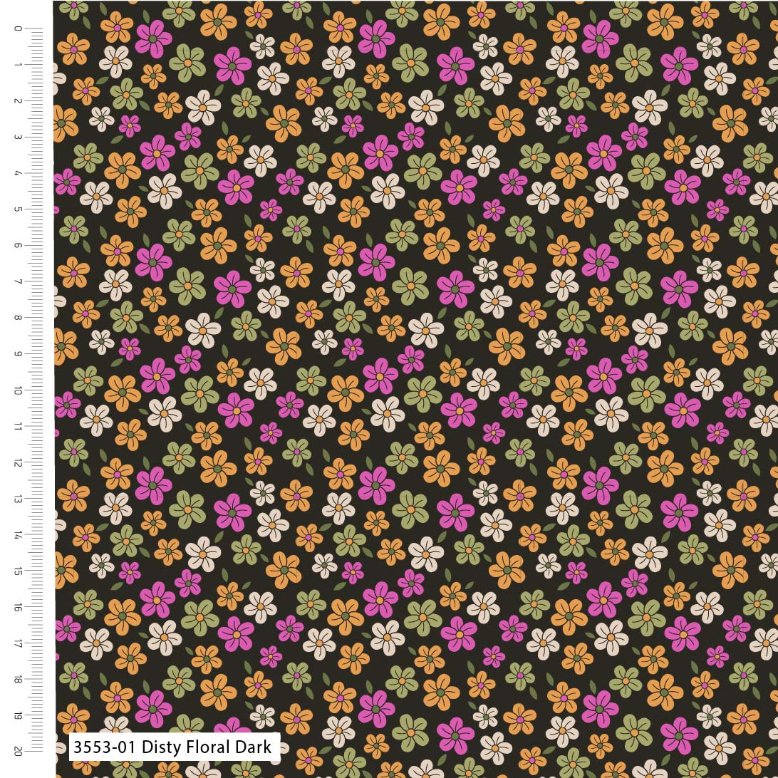 Ditsy Floral - The Crafty Pie - Cotton/Viscose (3553)