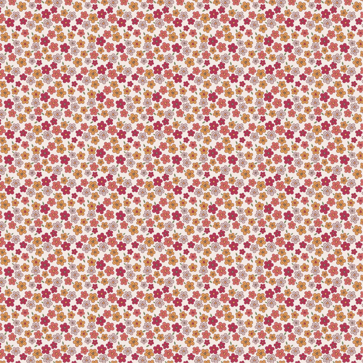 Ditsy Floral - The Crafty Pie - Cotton/Viscose (3553) - Image 4