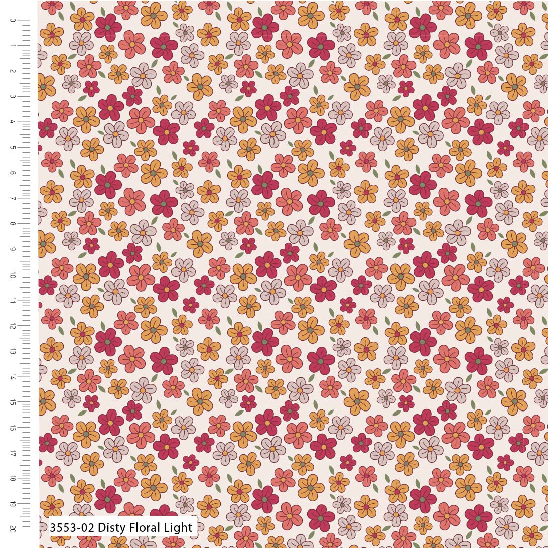 Ditsy Floral - The Crafty Pie - Cotton/Viscose (3553) - Image 3