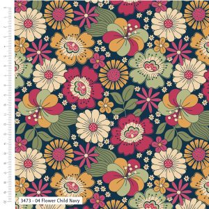 Autumn Flower Child - The Crafty Pie - Jersey (3473)
