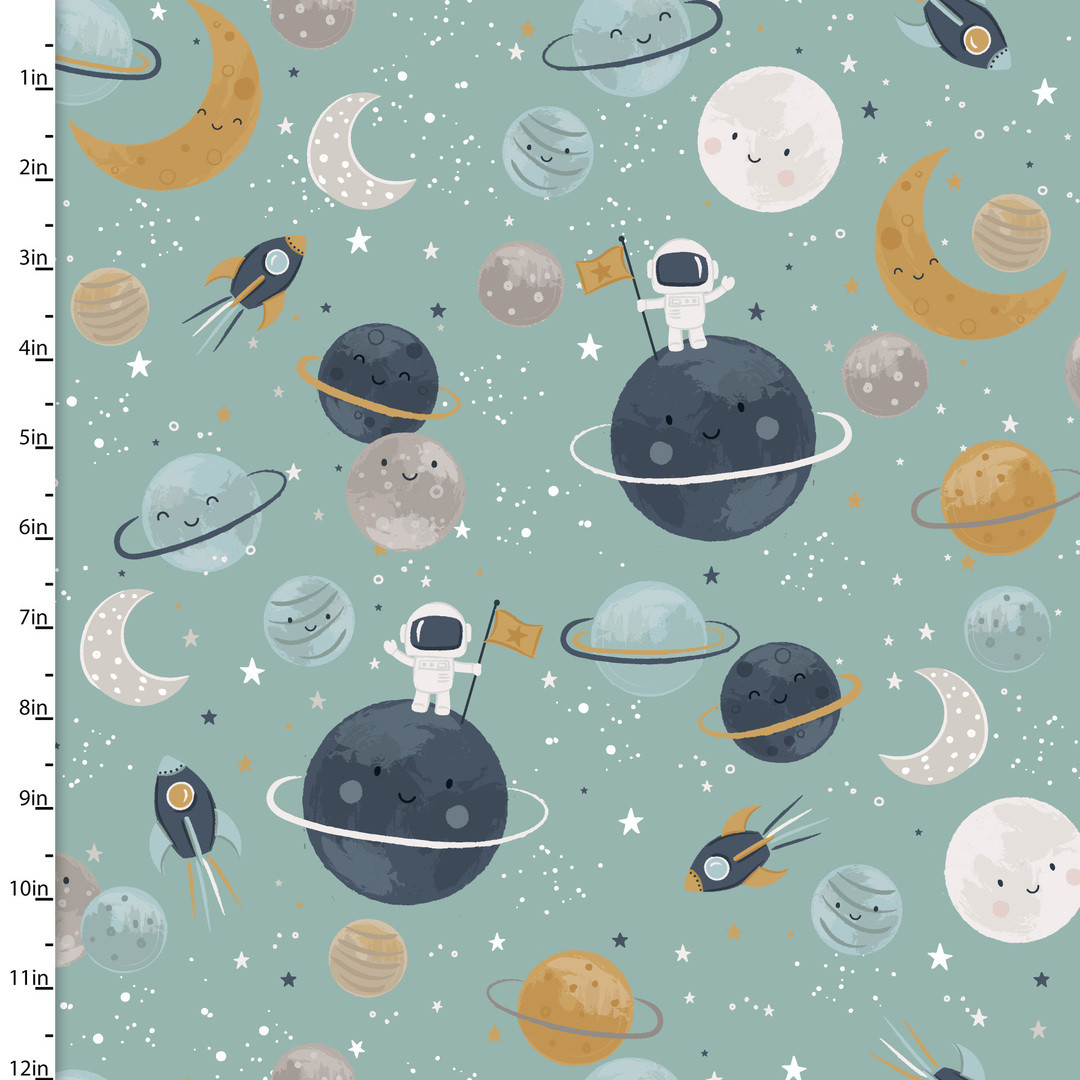 Starry Adventures by Lisa Perry - 3 Wishes - Premium Cotton Flannel (2025)