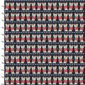 Santa Paws by Jo Taylor - 3 Wishes - Digitally Printed Cotton (207)