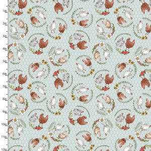 Cottontail Farm by Caverly Smith - 3 Wishes - Cotton Prints (215)