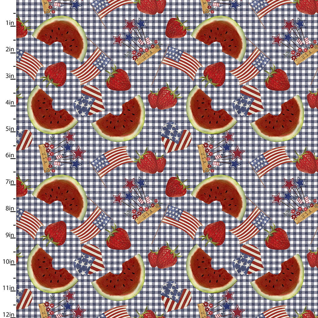 Sweet Land of Liberty by Beth Albert - 3 Wishes - Cotton Prints (2166) - Image 5