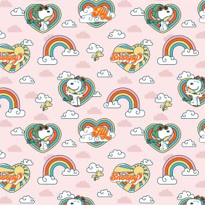 Snoopy Groovin' - Peanuts - Cotton Prints (3388)