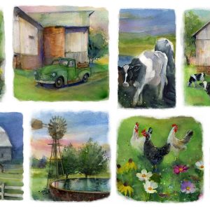 Country Living by John Keeling - 3 Wishes - Digitally Printed Cotton (216)