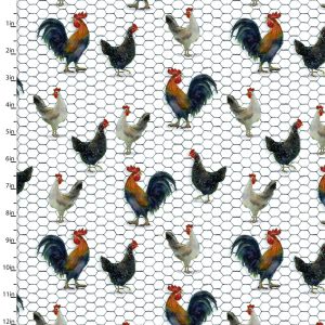 Country Living by John Keeling - 3 Wishes - Digitally Printed Cotton (216) - 21681 Chicken Dance