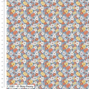 Tiny Florals Cool - Cotton Prints (3581)