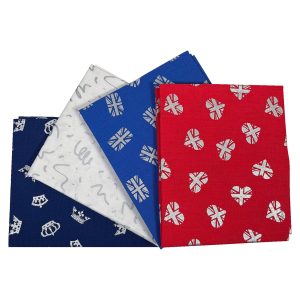 Metallic Royal Celebration Silver - Fat Quarters (3252-08)