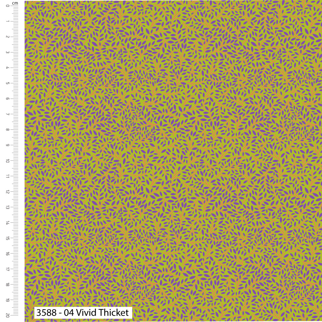 Bold Leaves - Cotton Prints (3588) - Image 3