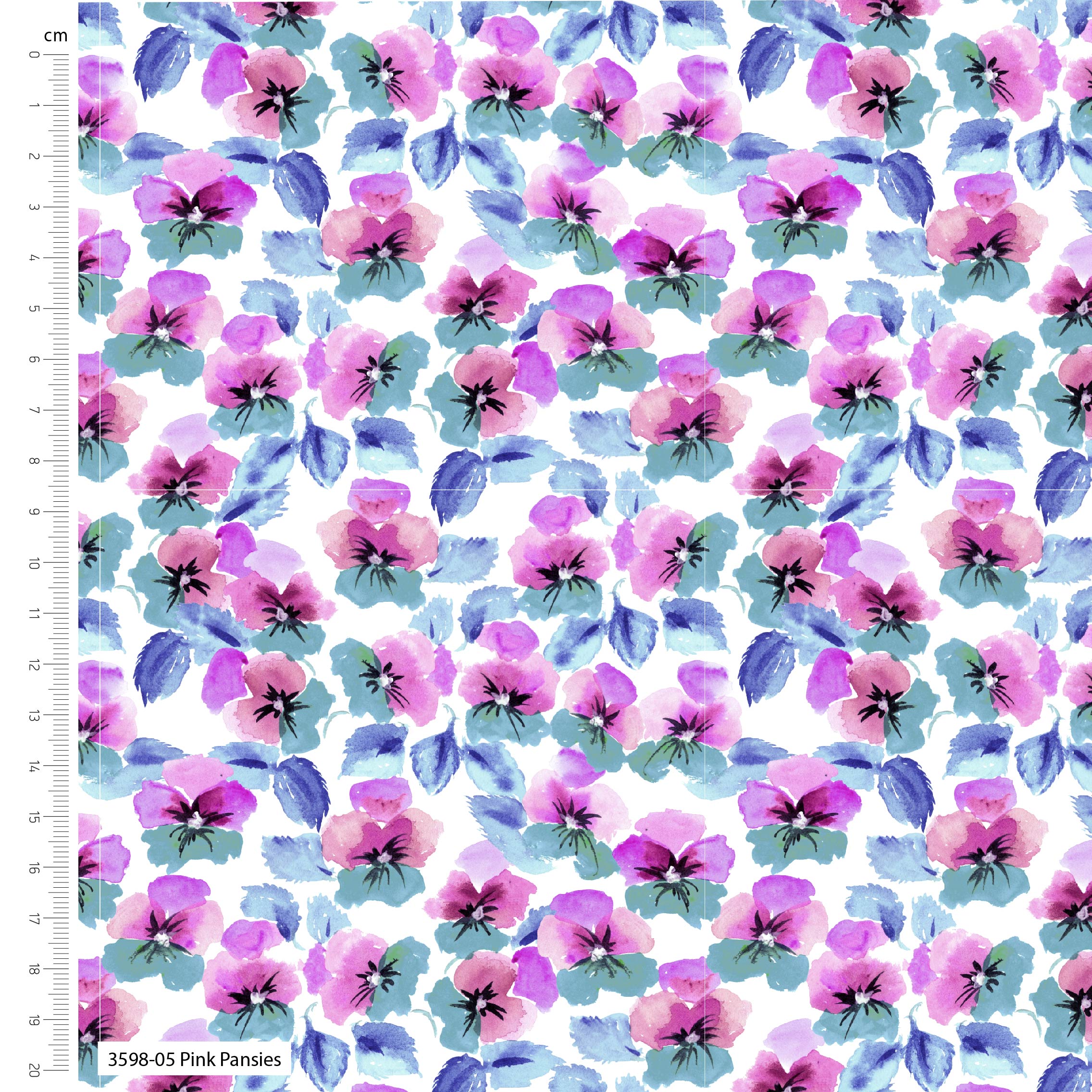 Vivid Watercolours by Debbie Shore - Make + Believe - 100% Organic Cotton (3598 01-05) - Image 4