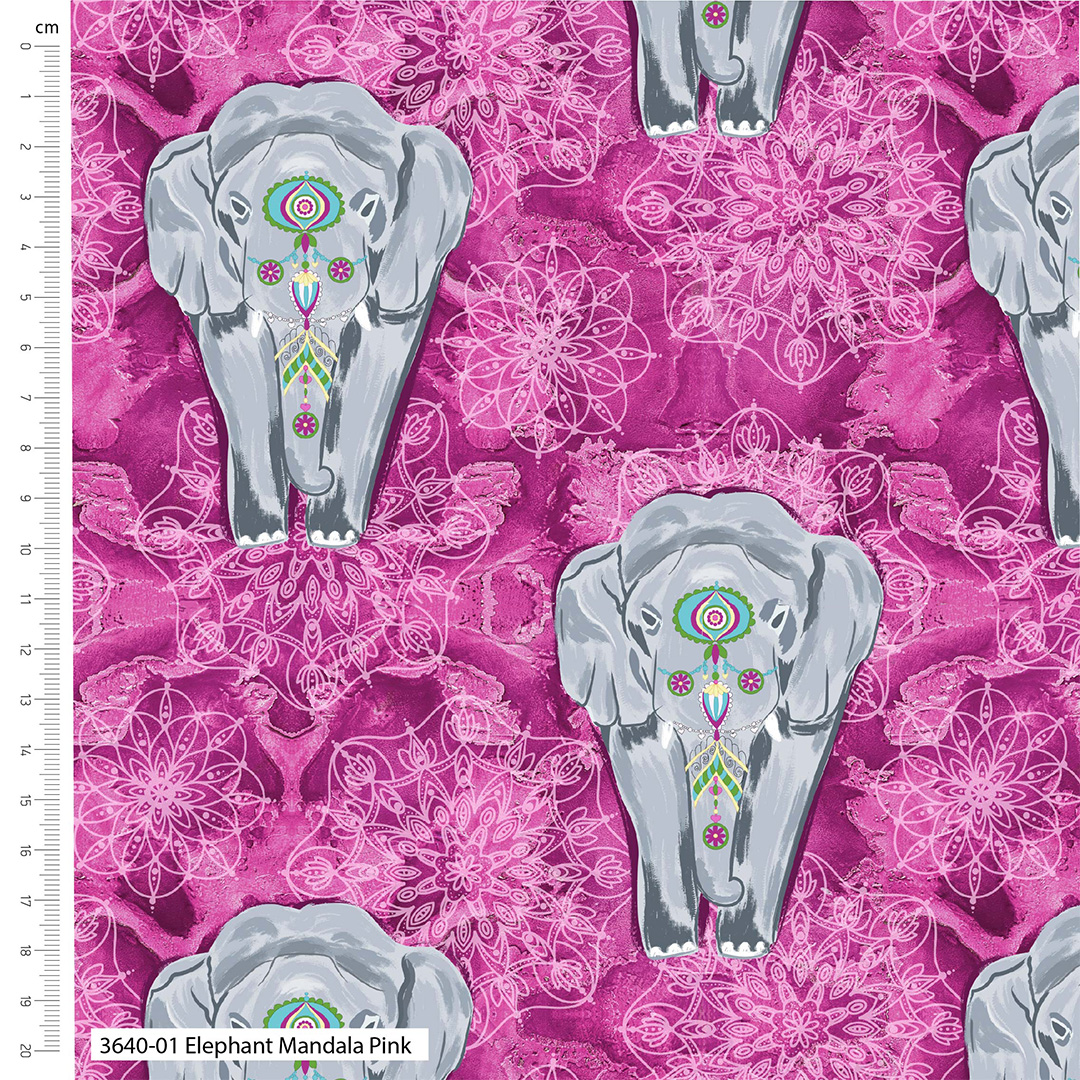 Elephant Festival by Sarah Payne - M+B - Organic Prints (3640)