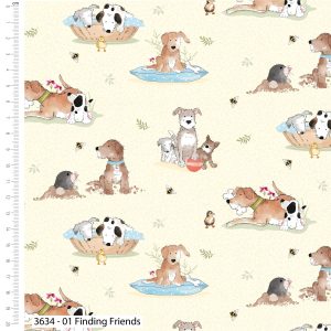 A Dog's Life by Susan Wheeler - Cotton Prints (3634)