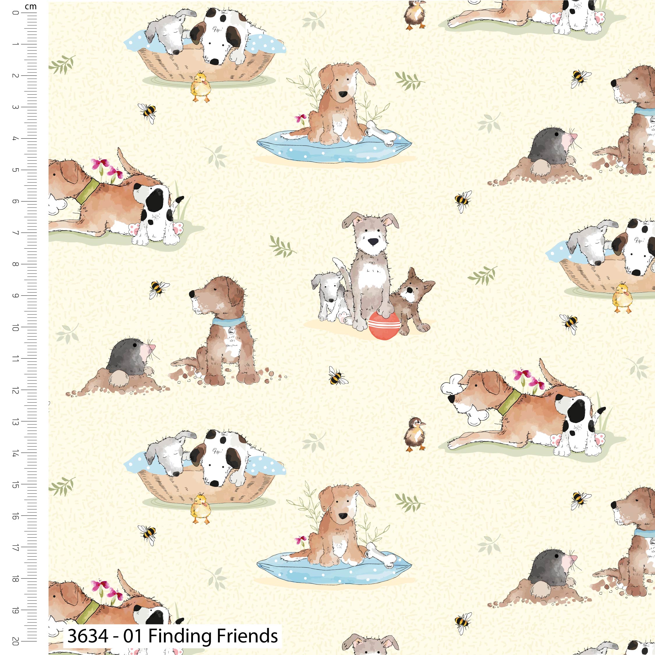 A Dog's Life by Susan Wheeler - Cotton Prints (3634)