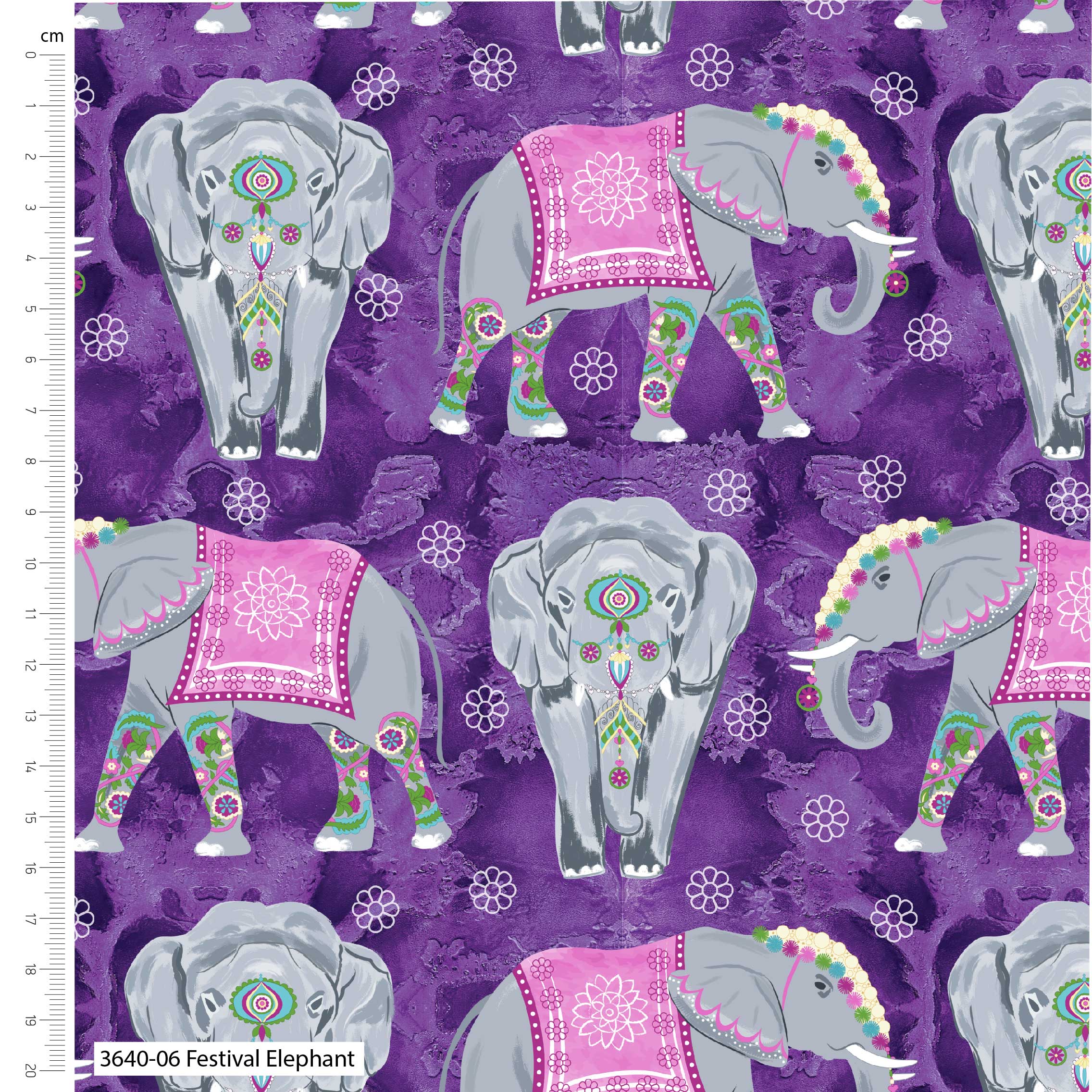 Elephant Festival by Sarah Payne - M+B - Organic Prints (3640) - Image 7