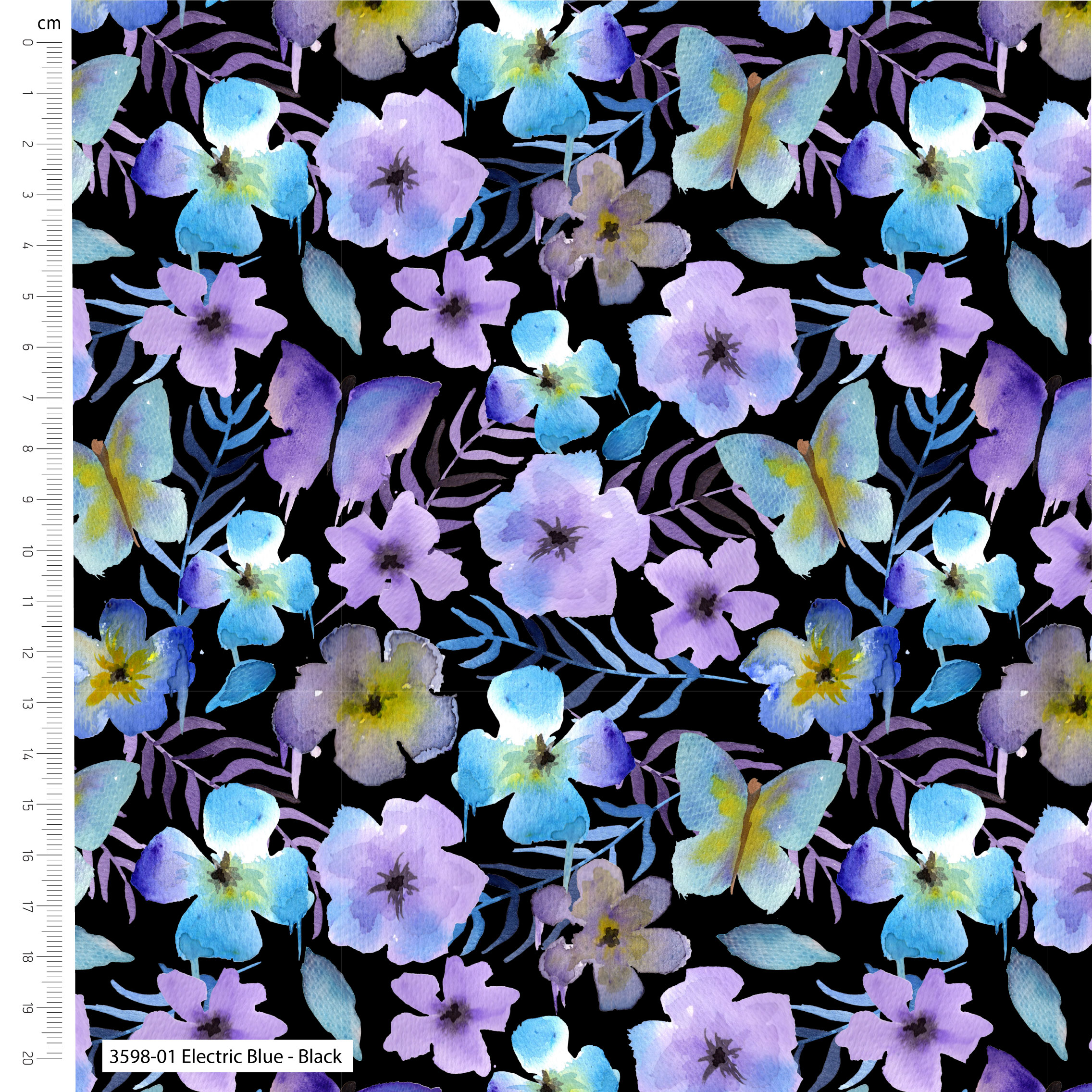 Vivid Watercolours by Debbie Shore - Make + Believe - 100% Organic Cotton (3598 01-05) - Image 5