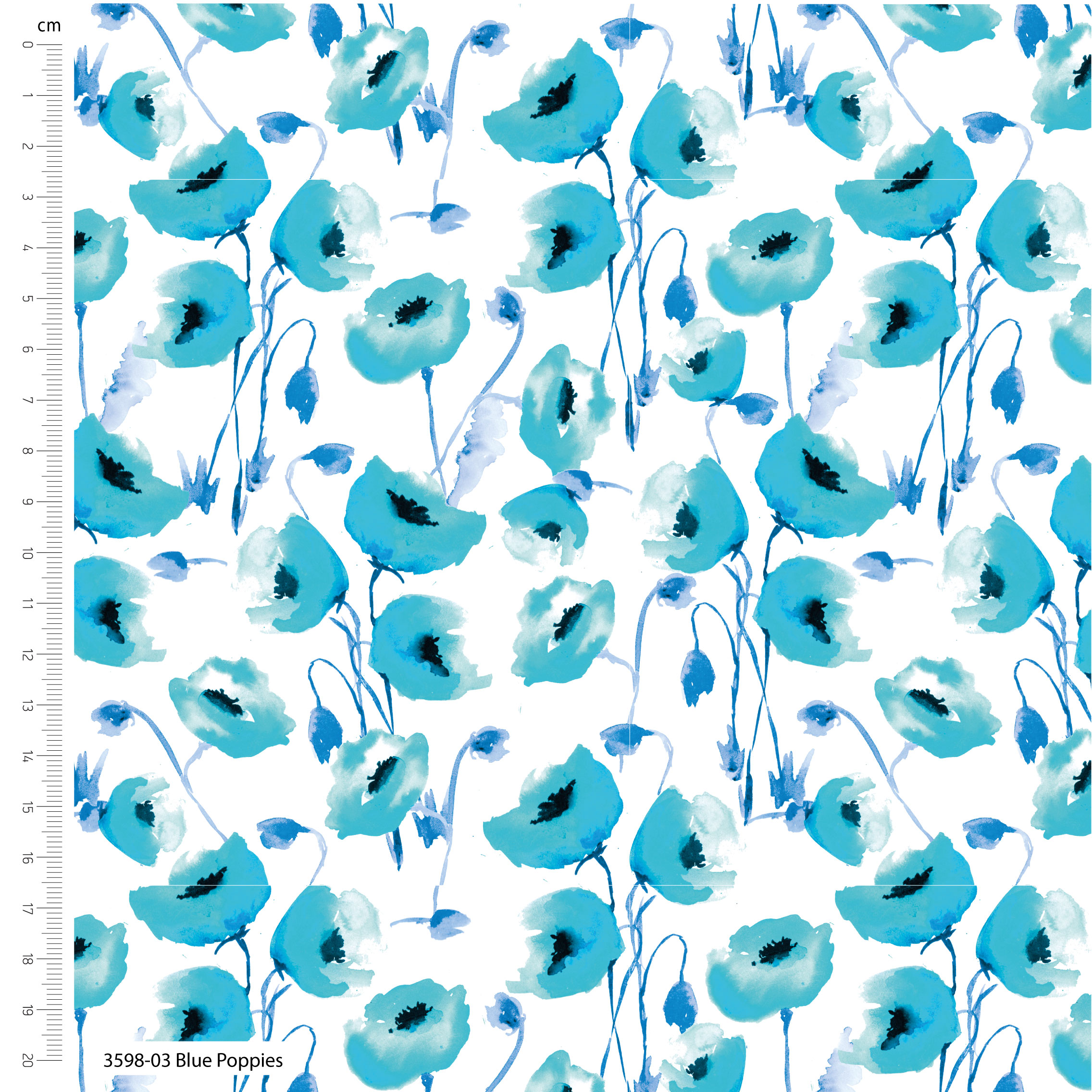 Vivid Watercolours by Debbie Shore - Make + Believe - 100% Organic Cotton (3598 01-05) - Image 2