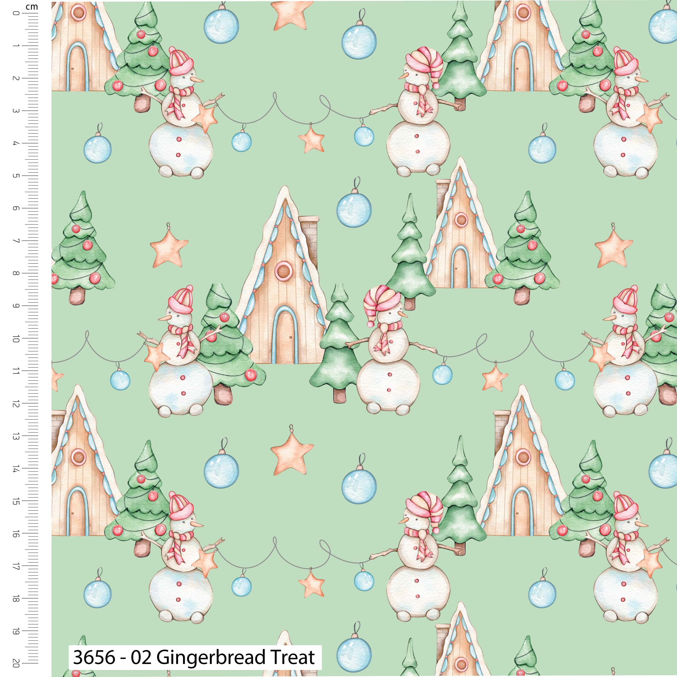 Merry Little Christmas by Mari Cali Art - Christmas - Cotton Prints (3656) - Image 2