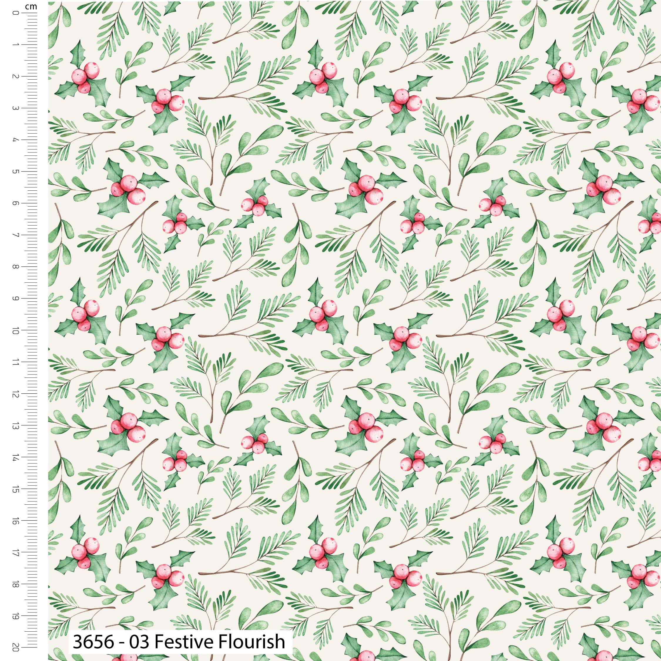 Merry Little Christmas by Mari Cali Art - Christmas - Cotton Prints (3656) - Image 3