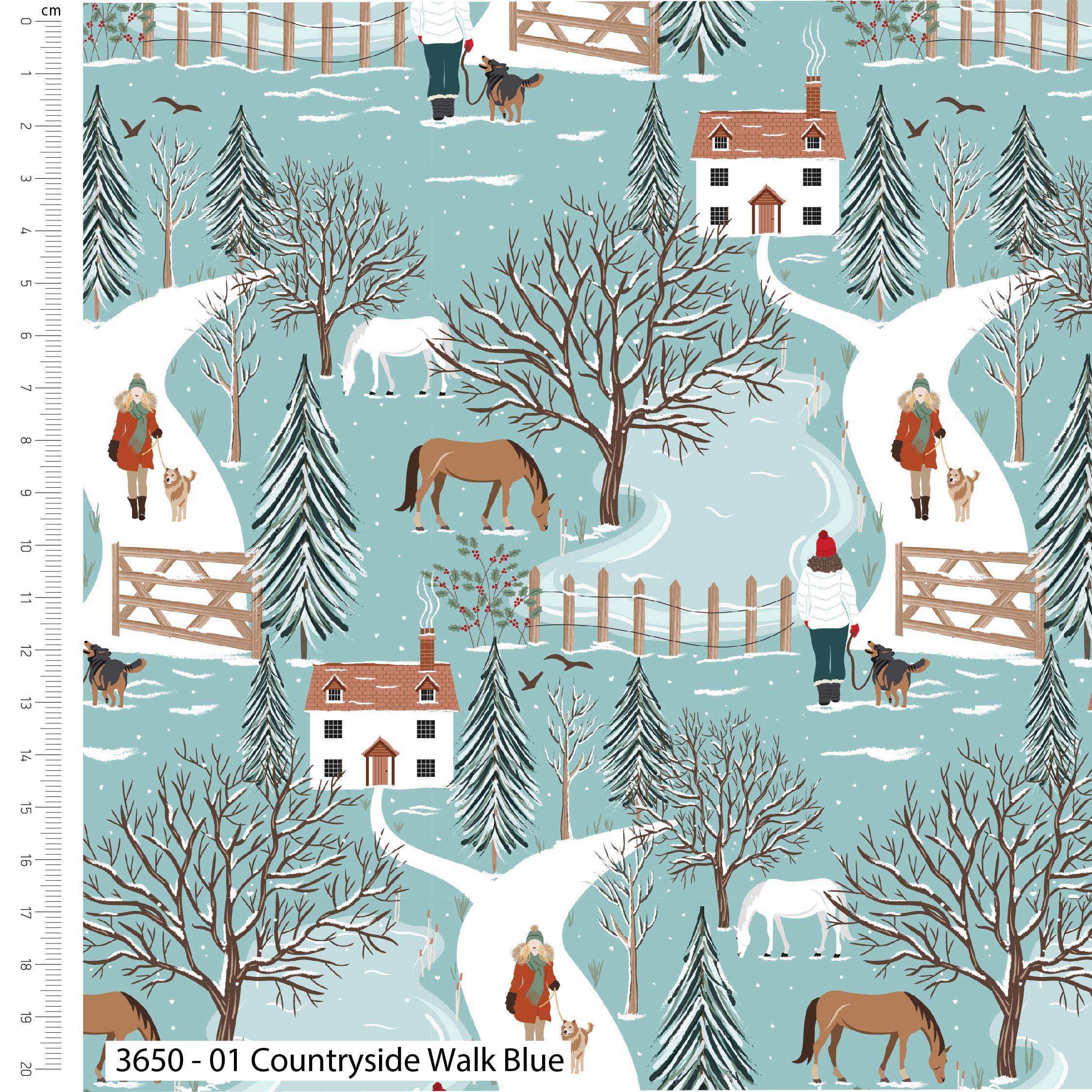 Christmas in the Country by Victoria Louise Design - Fat Quarters (3649-00) - Image 3