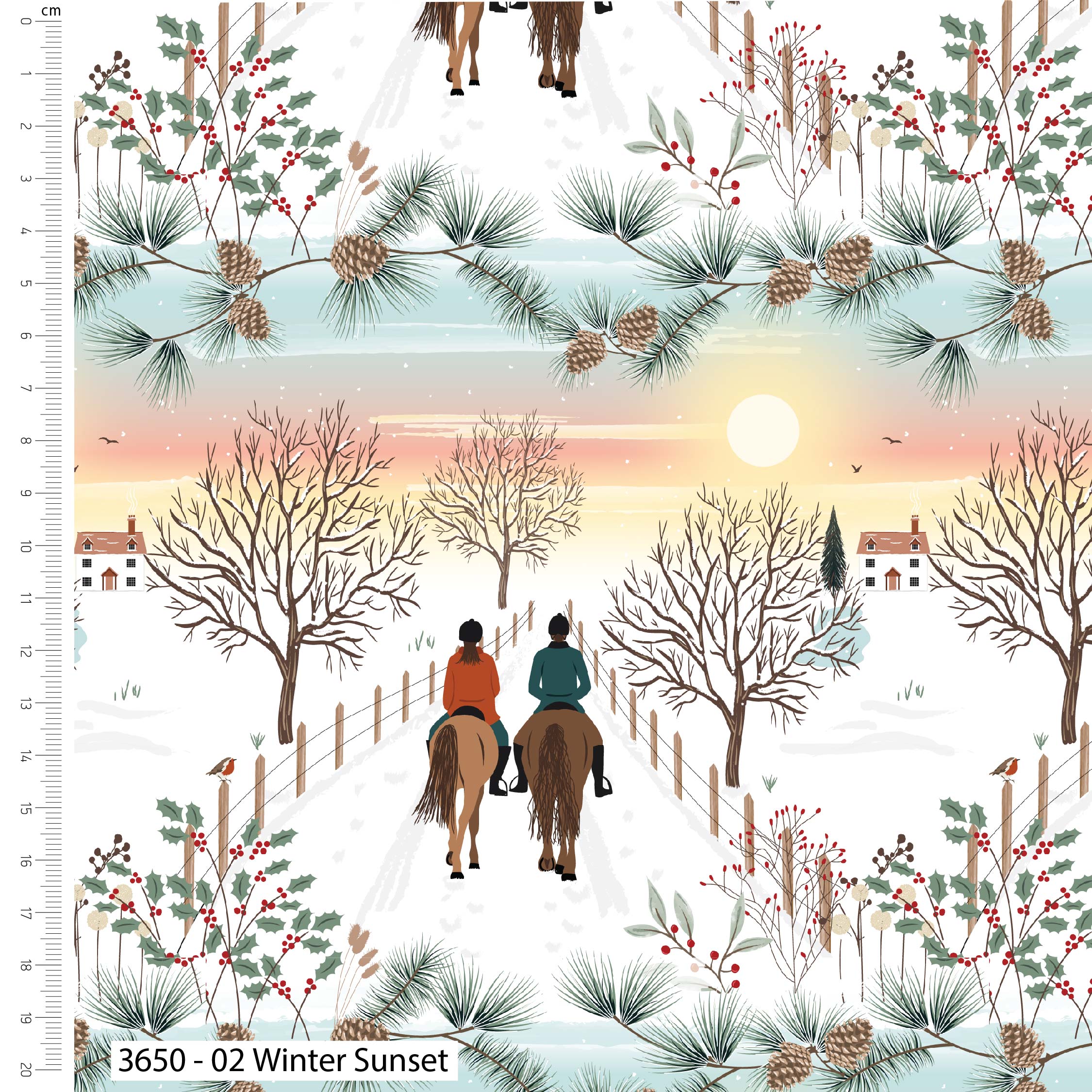 Christmas in the Country by Victoria Louise Design - Fat Quarters (3649-00) - Image 4