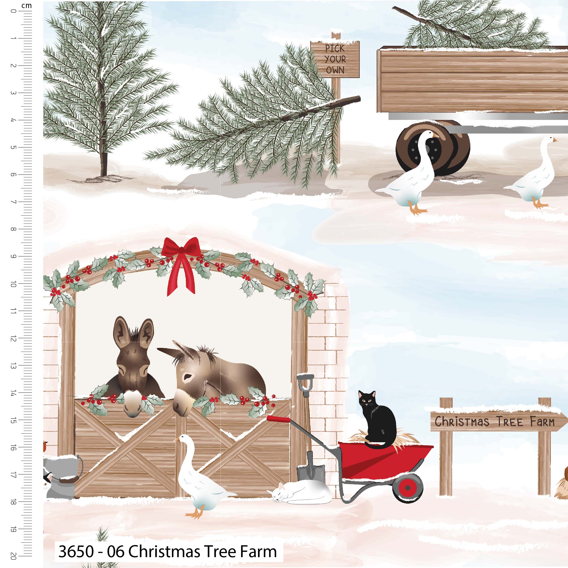 Christmas in the Country by Victoria Louise Design - Fat Quarters (3649-00) - Image 8