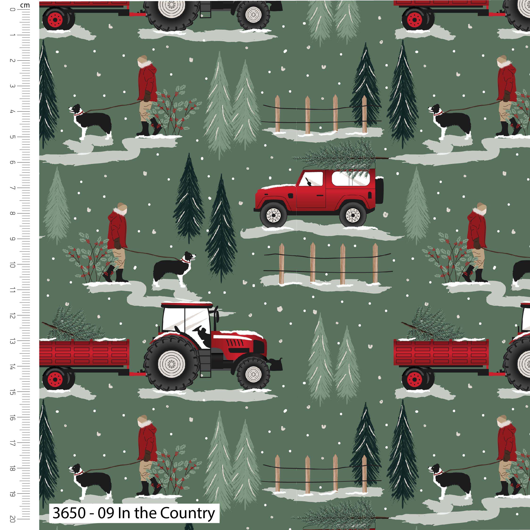 Christmas in the Country by Victoria Louise Design - Fat Quarters (3649-00) - Image 11