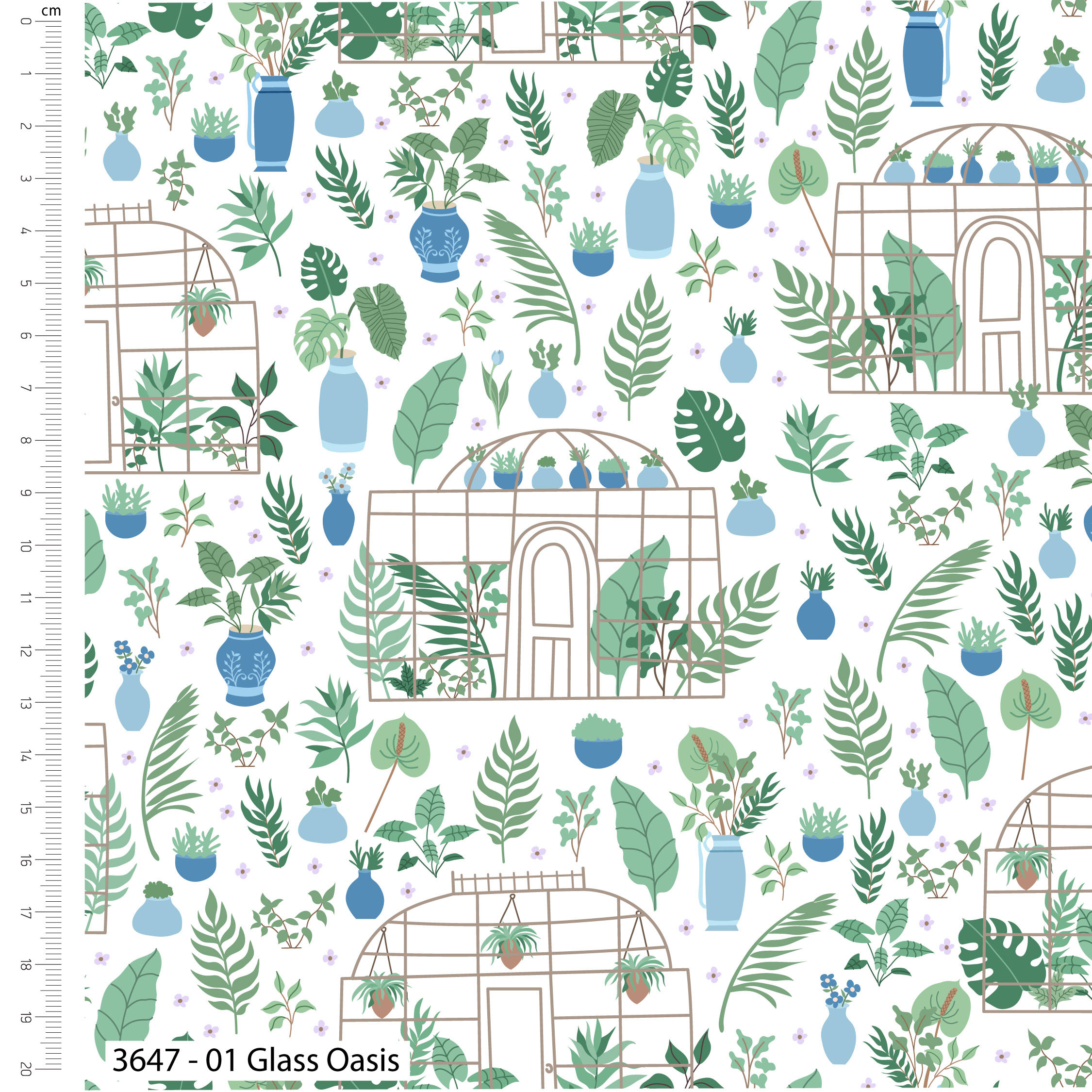 Botanical Garden by Kimberley Hind - Cotton Prints (3647)