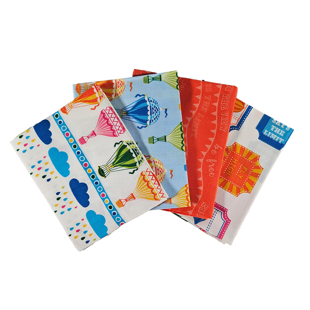 Hot Air Balloons by Stuart Hillard - Cotton Fat Quarters (251706-HC2) - Image 2