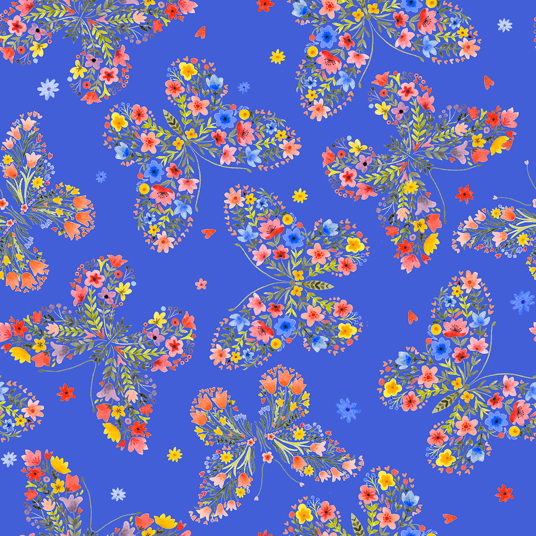 (Pre-order) Buzzing Around the Garden by Sharon Lee - 3 Wishes - Cotton Prints - Image 2