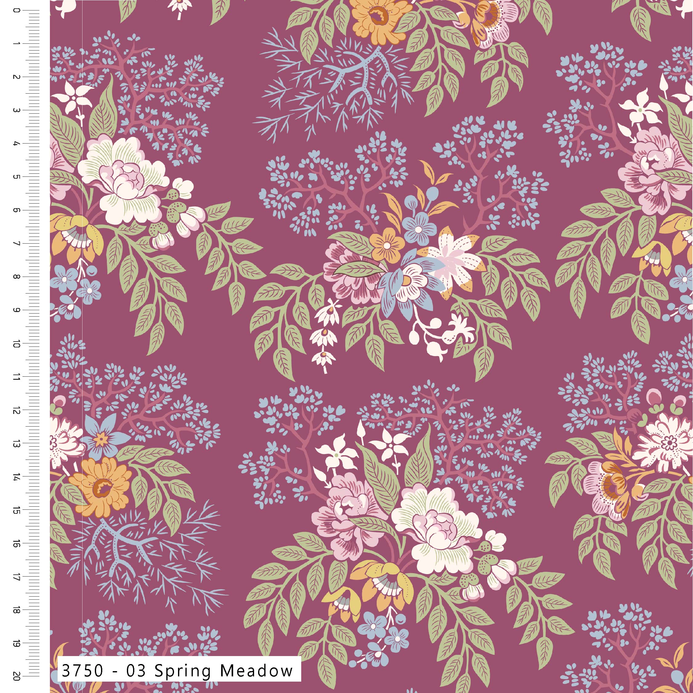 (Pre-order) Pressed in Time - William Kilburn - The V&A - Organic Fat Quarters (3749) - Image 5
